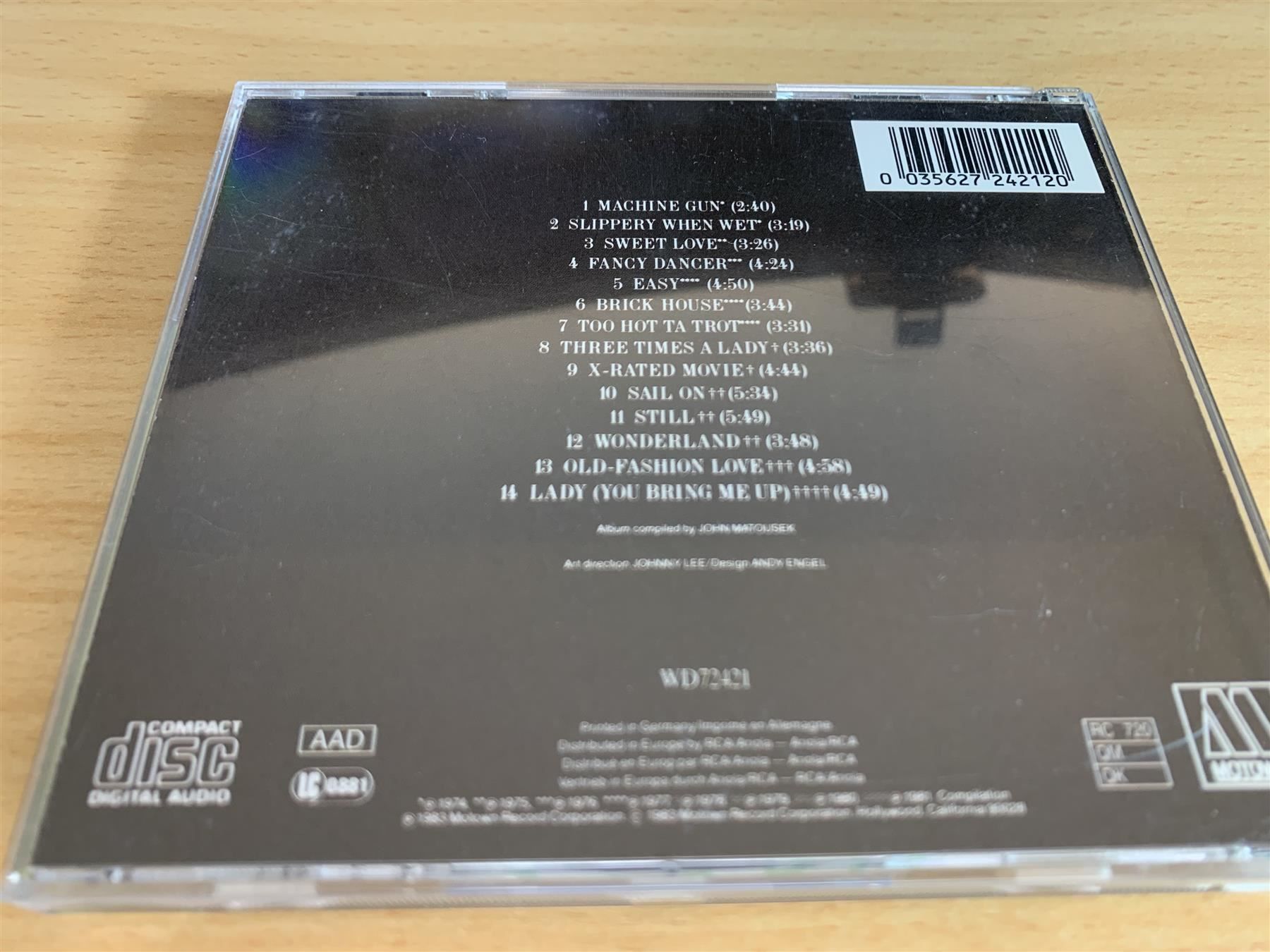 CD: Commodores – 14 Greatest Hits – Usato da Rikon im Tösstal venduto da Alpenmutz 1
