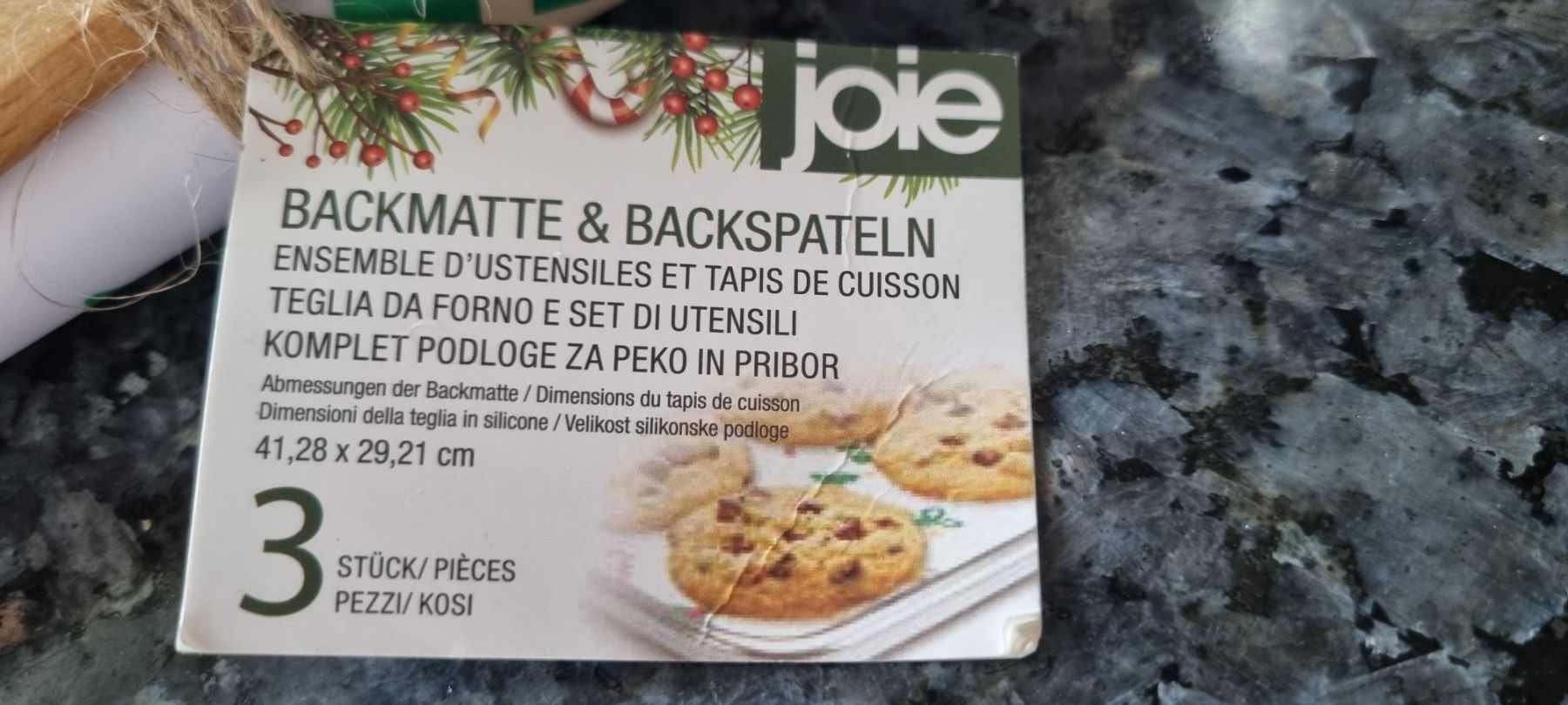 Teglie da forno: Joie Backmatte & Backspatel Set, 3-teilig, NEU & OVP! – Nuovo (secondo la descrizione) da egliswil venduto da Maggy6 1