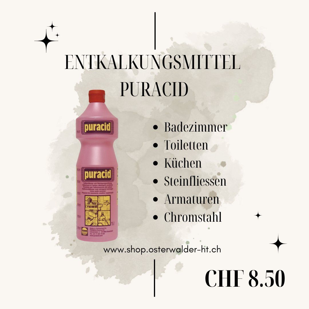 Prodotti di pulizia: Entkalker Puracid – Nuovo e nell'imballaggio originale da Flawil venduto da Osterwalder_ht_ag 1