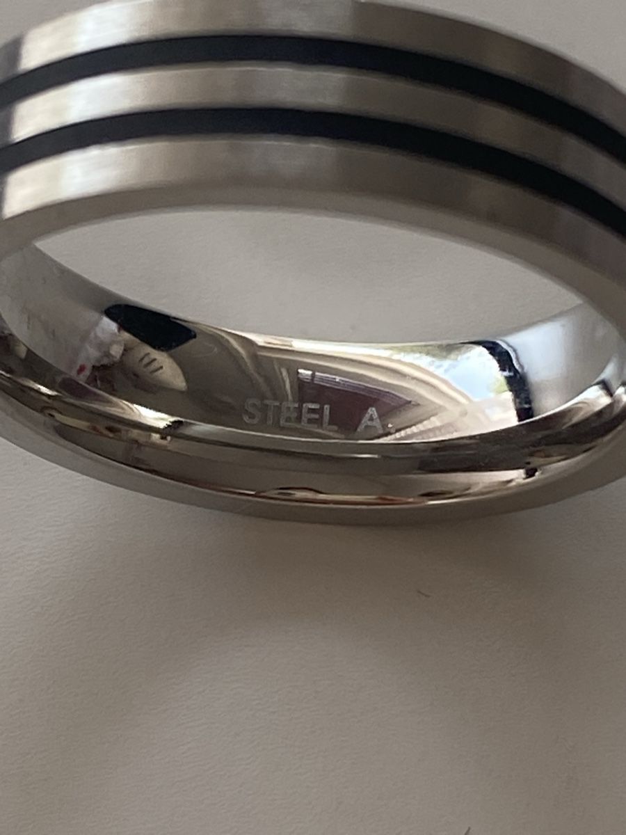 Anelli: XENOX Edelstahl Silberne Band Ring – Nuovo (secondo la descrizione) da Givisiez venduto da dor_xb9k 2