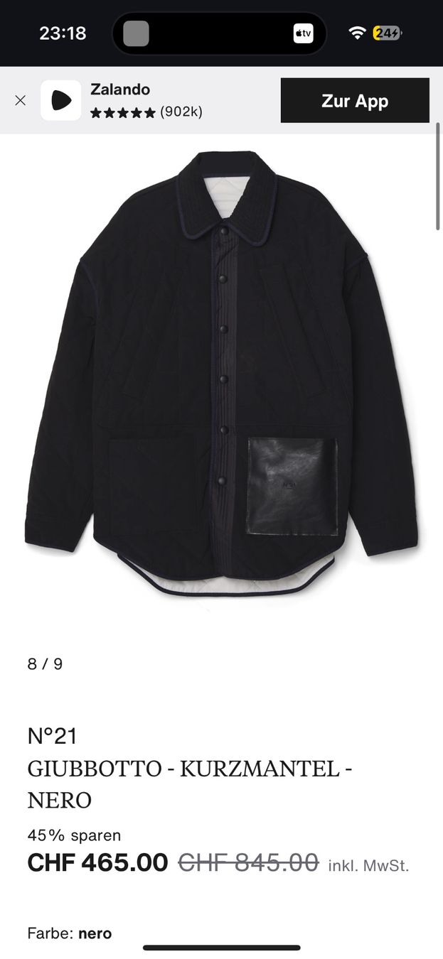 Giacche: N°21 GIUBBOTTO - KURZMANTEL Orginalpreis 845.- – Nuovo e nell'imballaggio originale da Zürich venduto da luxuryoutlet1 8