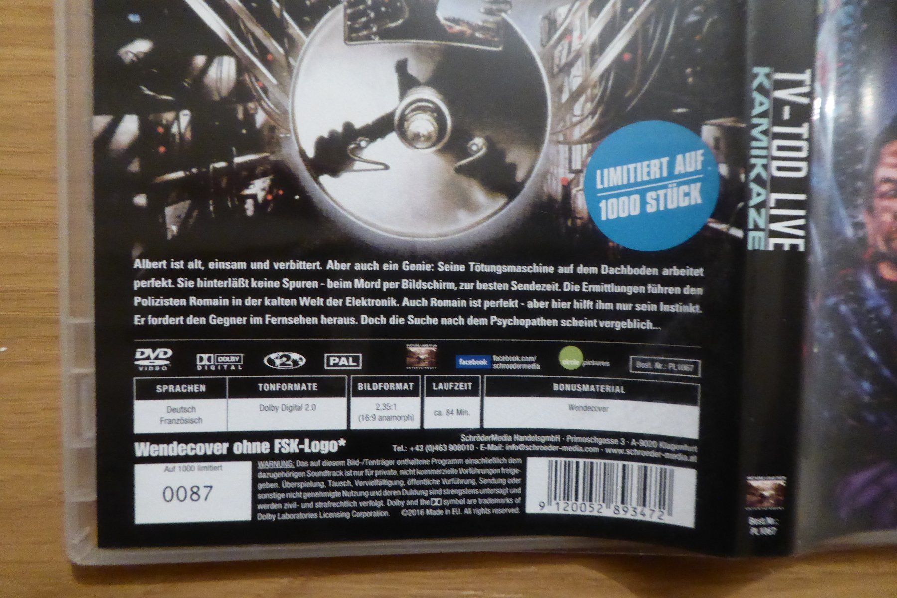 Tutti i DVDs: DVD TV-Tod live – Usato da Allschwil venduto da Summelsarium 2