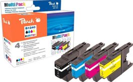 Peach LC-1240 Ink Cartridge Set (BK/C/M/Y)