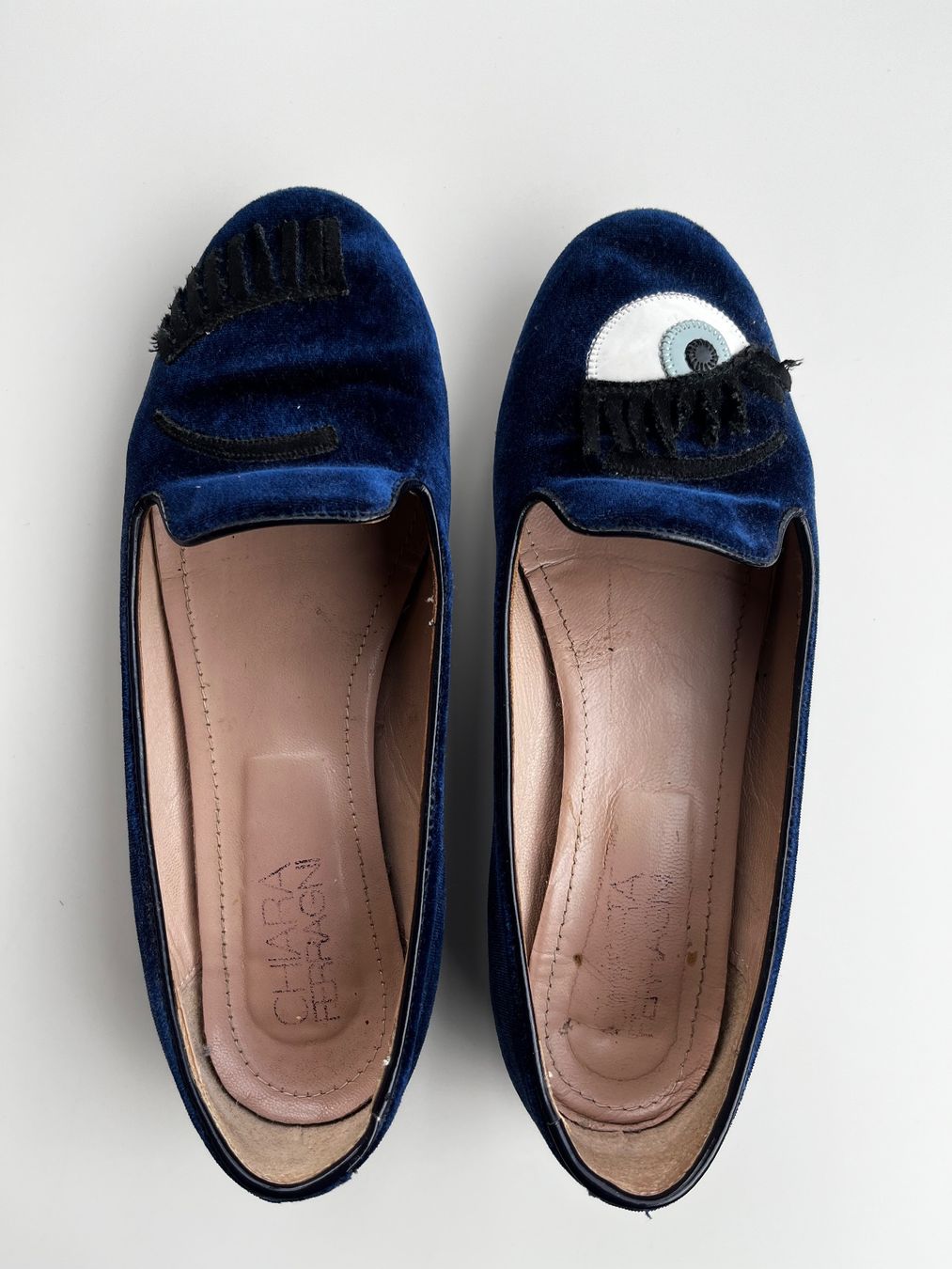 Scarpe da donna: Chiara Ferragni Samt Slipper Gr. 38 – Usato da Olten venduto da hahnice99 1