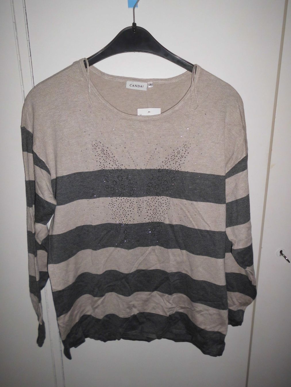 Pulls & Sweat-shirts: Pull léger beige/gris T. M – Neuf (Voir description) à Marin-Epagnier par Madja