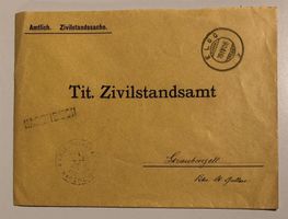 seltener STAB-Stempel HAGENBUCH ZH