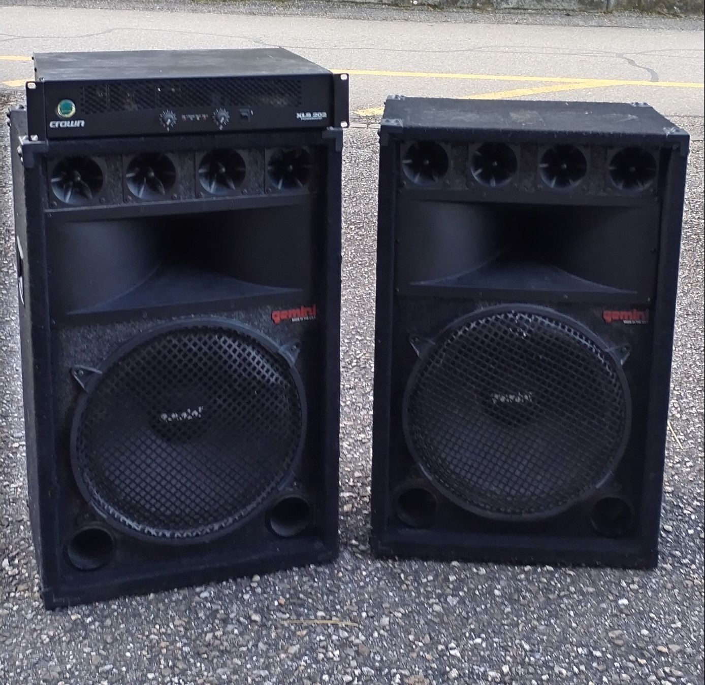 Verstärker: Party Power Gemini Boxen Crown Endstufe XLS 202 – Gebraucht aus Hägglingen von Ace8