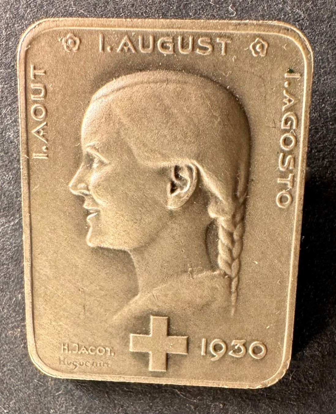 Spille & Fermagli: 1. August Medaille 1930 – Usato da Andwil SG venduto da Ariisa1234