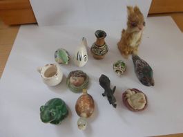 Lot aus 12 Stücken für Setzkasten