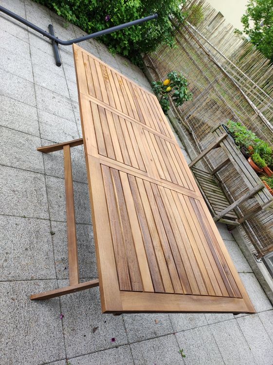 Gartentisch Akazie, NEU, ausziehbar Kaufen auf Ricardo