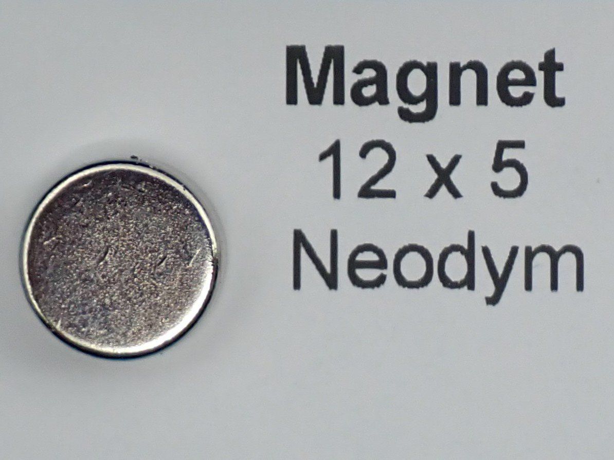 Calamite: Magnet Durchmesser 12mm x 5 mm Neodym – Nuovo e nell'imballaggio originale da Lömmenschwil venduto da ritalin01