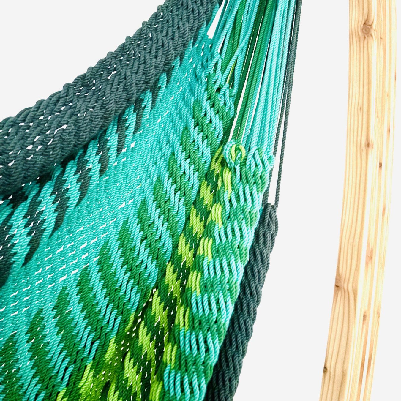 Poltrone pensili da giardino: MacaMex Netz-Hängesessel-SET Ocean Baumwolle – Nuovo e nell'imballaggio originale da Tulln venduto da HaengemattenShop 4