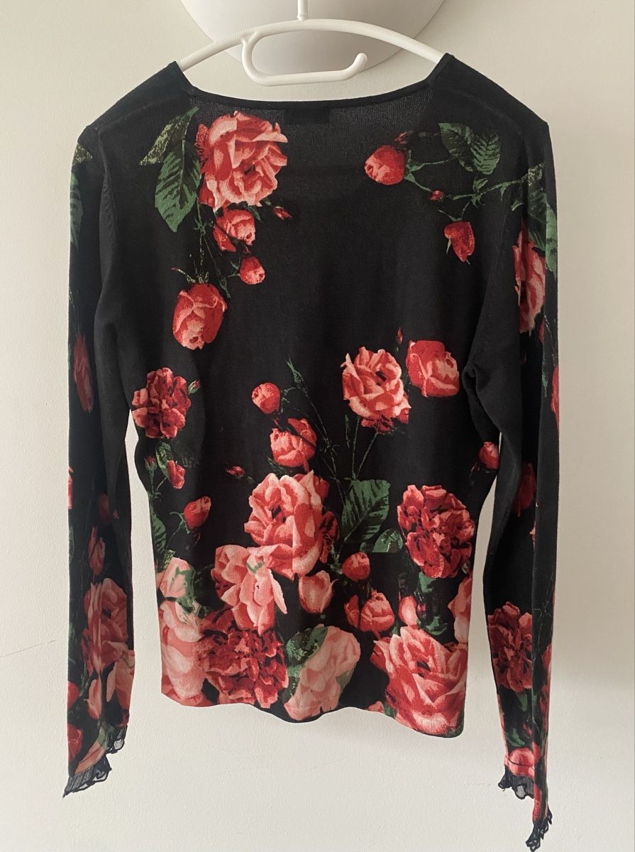 Gerry Weber Maglioni & Felpe: Gerry Weber Edition Feinstrick-Pullover mit Rosen Gr. S - 36 – Usato da Jona venduto da Flamingoo 2