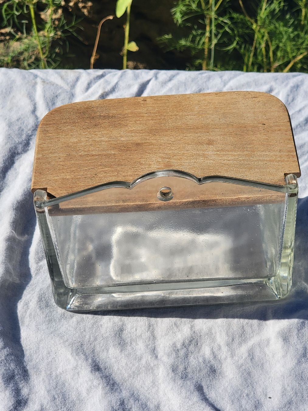 Gläser: Glasbehälter mit Deckel, Salzmeste – Gebraucht aus Sils im Domleschg von platin01 5