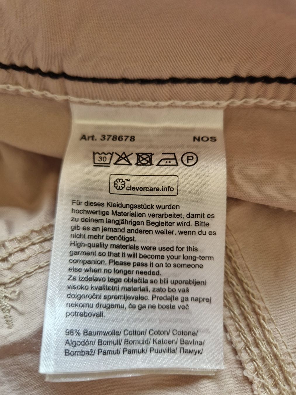 Cecil Hosen: Cecil 7/8 Hose 42/44 beige – Gebraucht aus Lichtensteig von Cocabana_16 4