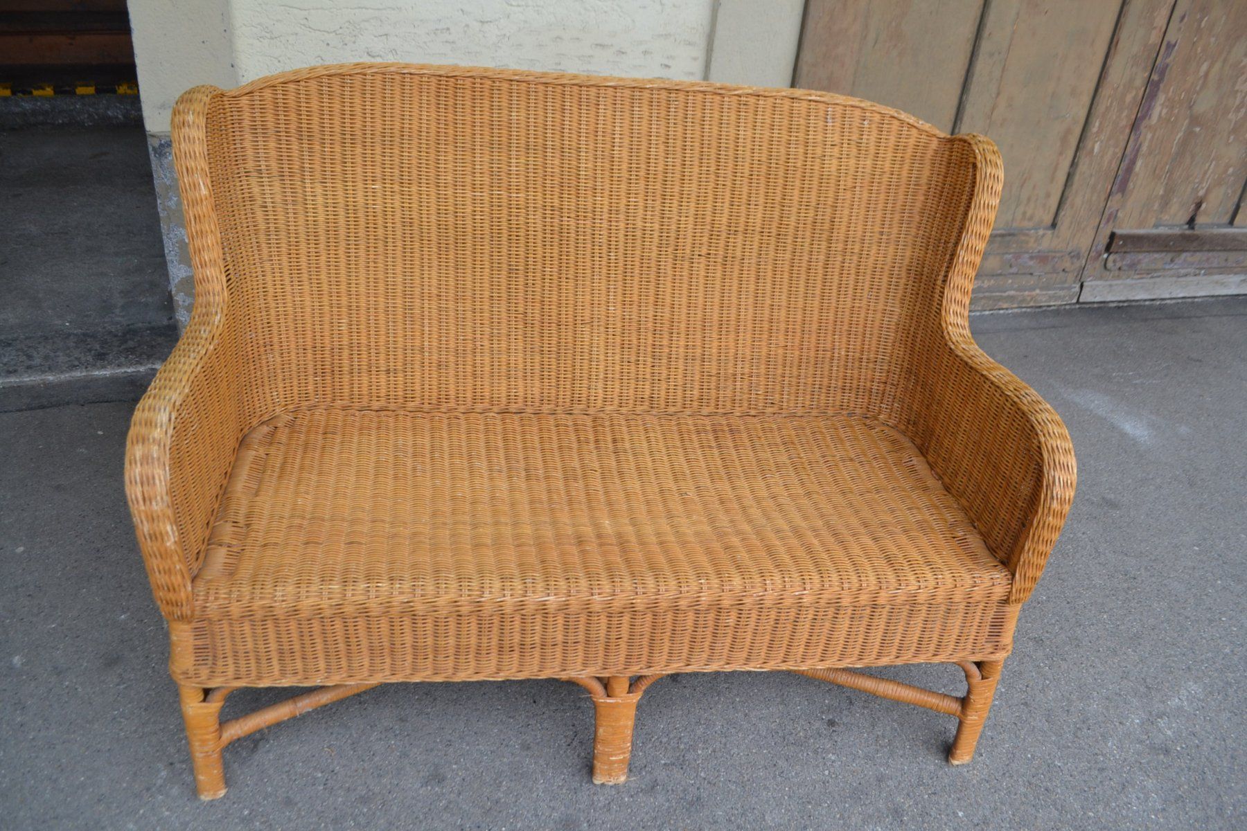 Stühle: Korbstuhl Rattan 2 Sitzer – Gebraucht aus Wil SG von