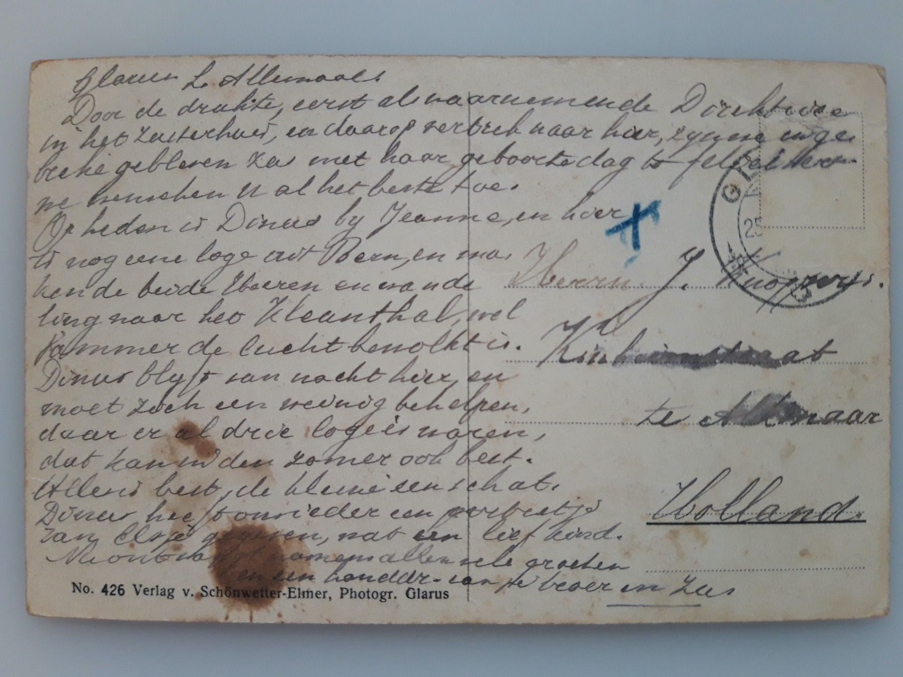 Cartes postales: Weesen Blick auf die Glarneralpen – D'occasion à Sargans par nicsam1815 1