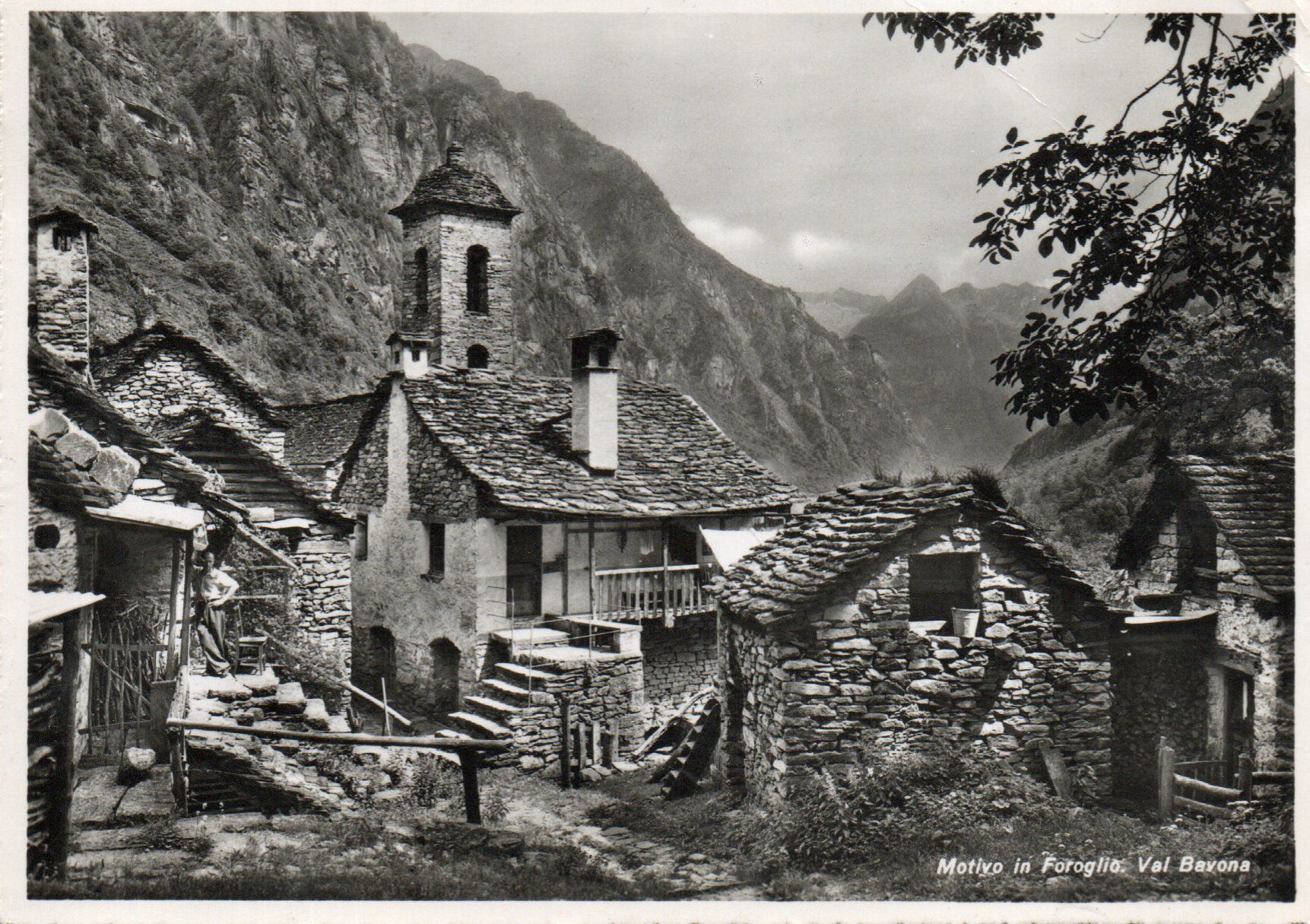 Cartoline postali: Motivo di Foroglio – Usato da Melano venduto da pisonsdro