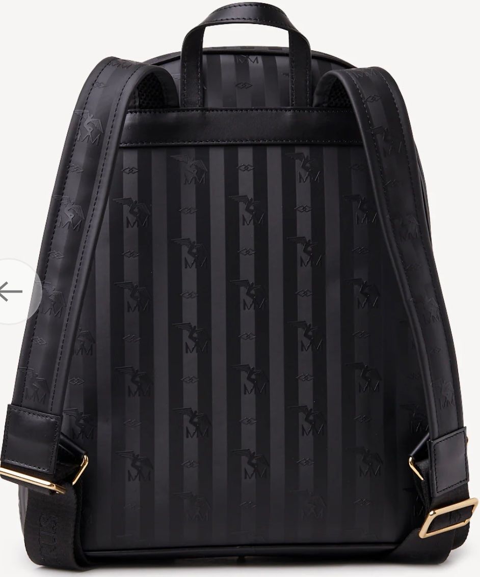 Maison Mollerus Zaini: Rucksack MAISON MOLLERUS classic schwarz/gold – Nuovo (secondo la descrizione) da Adliswil venduto da atram57 4