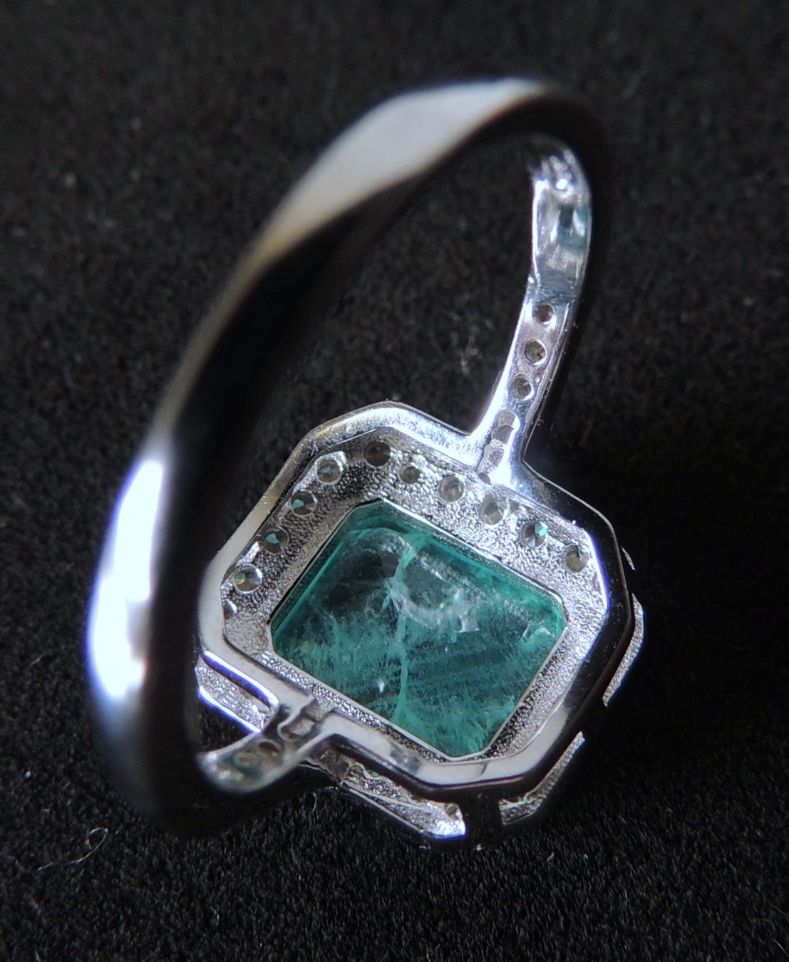 Ringe: Lab grown Smaragd Silber 925 Fingerring Gr. 54 – Gebraucht aus Waldenburg von schaller707 5