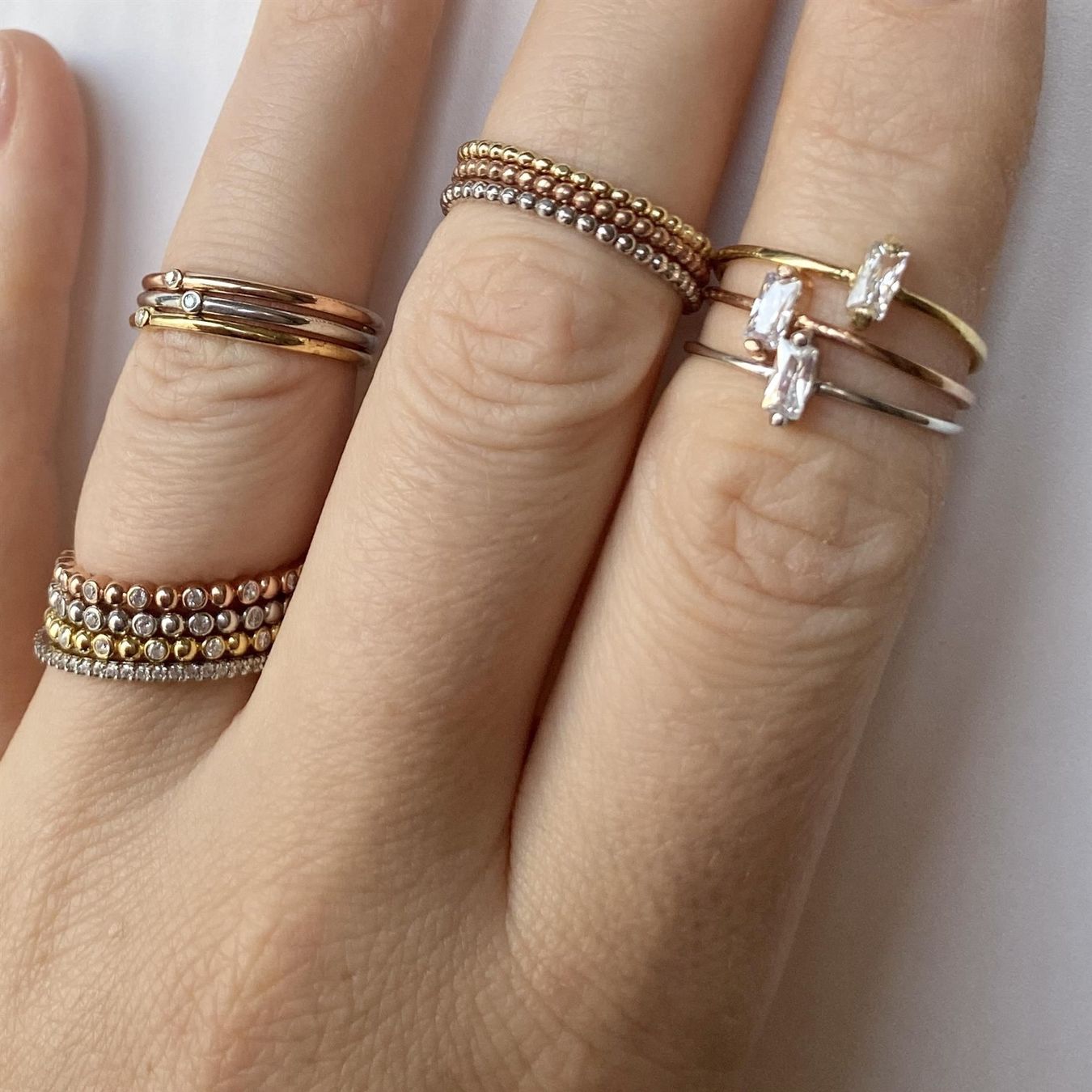 Anelli: Ring fein dünn Kugeln 925 Silber filigran Klassiker 52 – Nuovo e nell'imballaggio originale da Zürich venduto da goldfisch.schmuck 8
