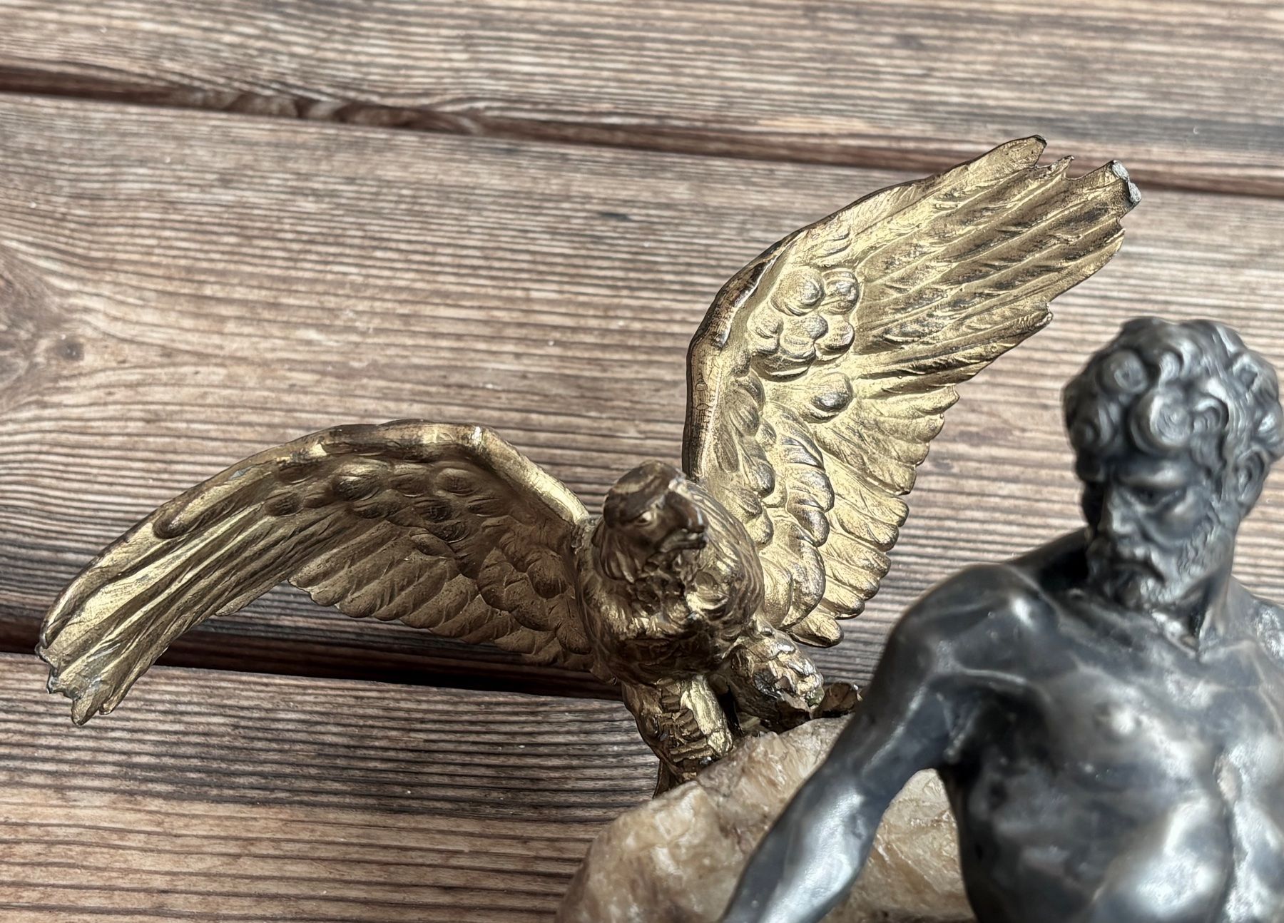 Sculture & Statue: antike Figurengruppe Prometheus mit Adler – Usato da Lüchingen venduto da Eeizo 6