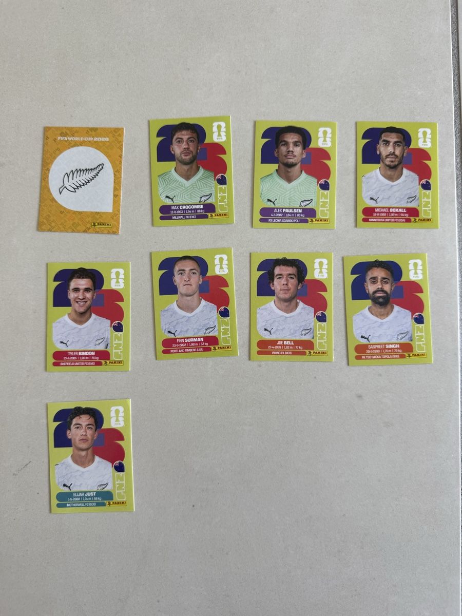 Panini Carte collezionabili: Panini Neuseeland WM2026 – Nuovo (secondo la descrizione) da Hellikon venduto da stoudii 1