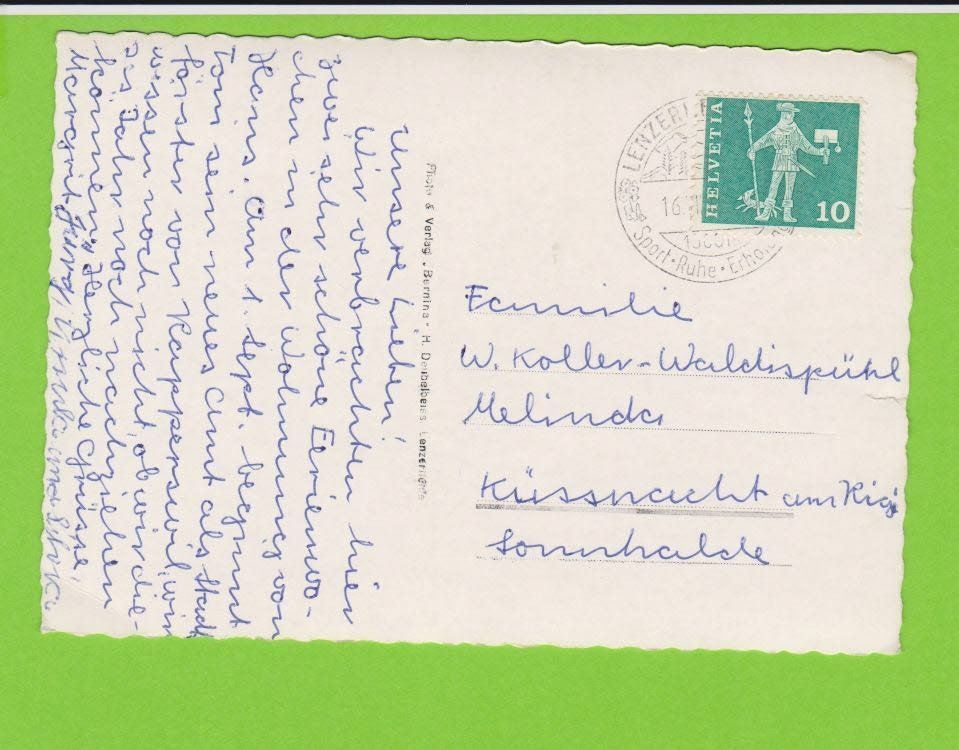 Cartes postales: Ansichtskarte von der Lenzerheide – D'occasion à Vitznau par Ropaku 1