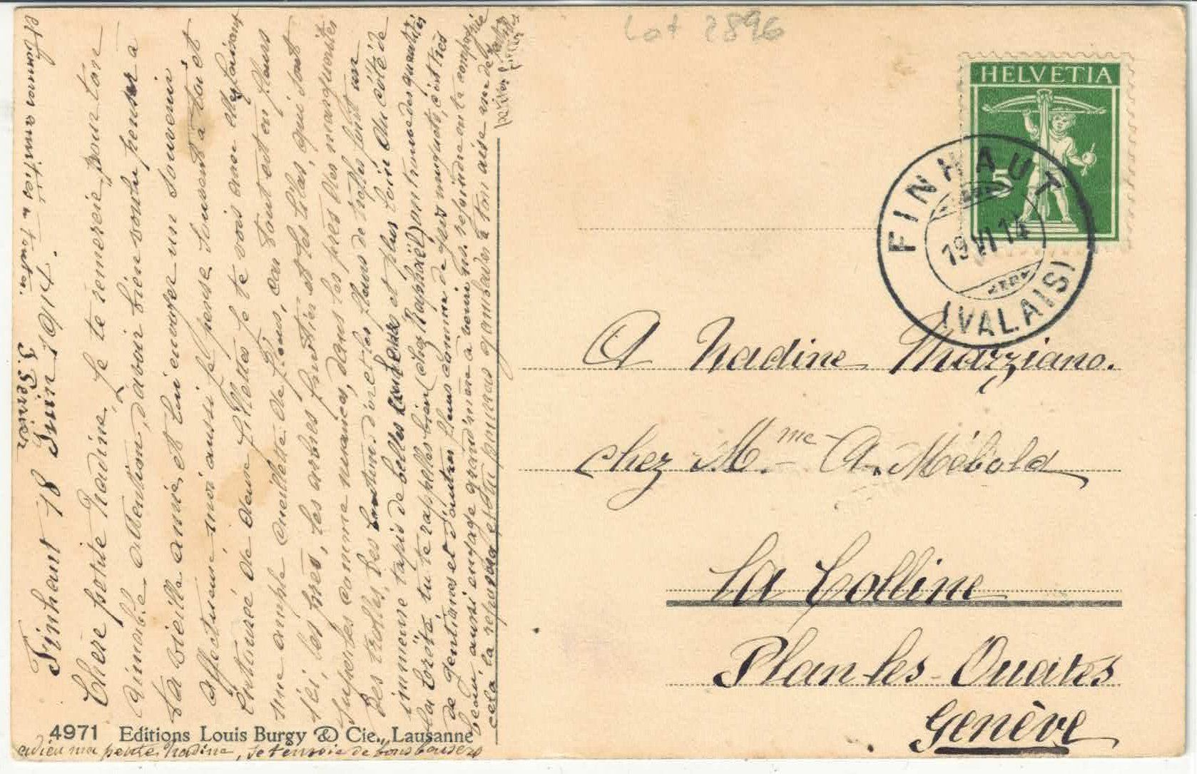 Cartes postales: Finhaut - Ligne Martigny-Chamonix – D'occasion à Ettingen par Kartenplanet 1