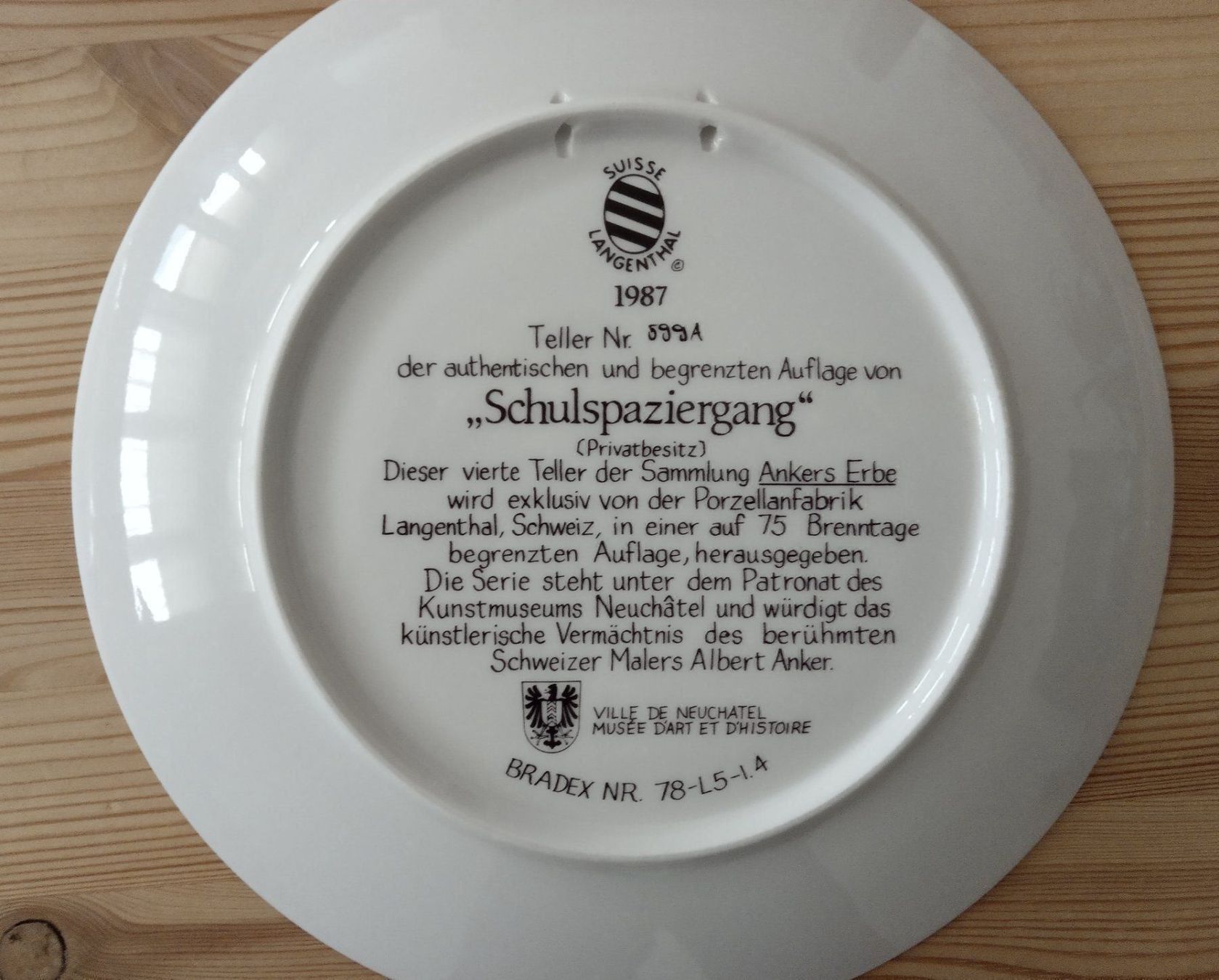 Assiettes: ANKER TELLER " 3 Stück" – D'occasion à Chur par Nisami 5