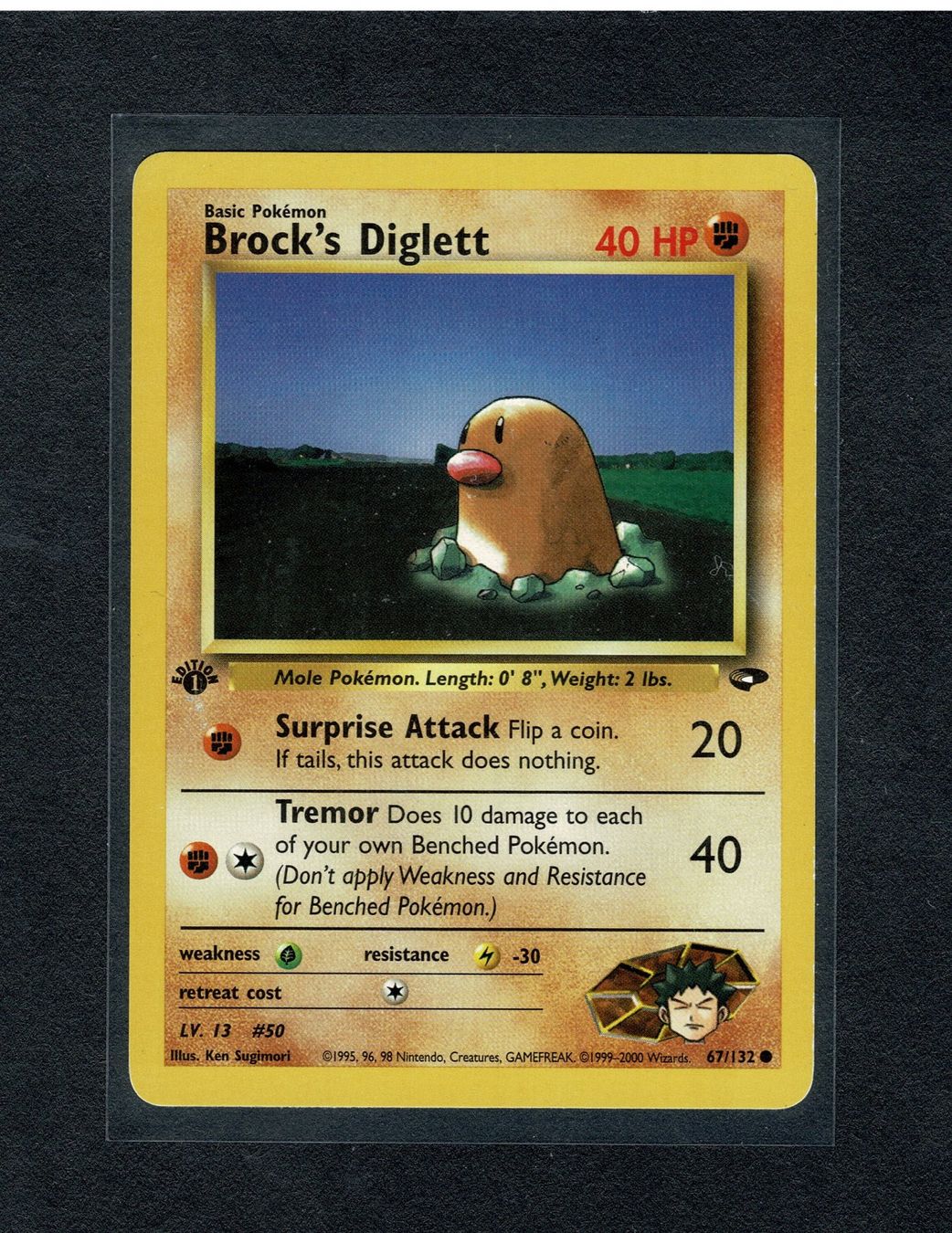 Pokémon Carte collezionabili: Brock's Diglett - 1st edition Gym Challenge – Usato da Giubiasco venduto da rude01