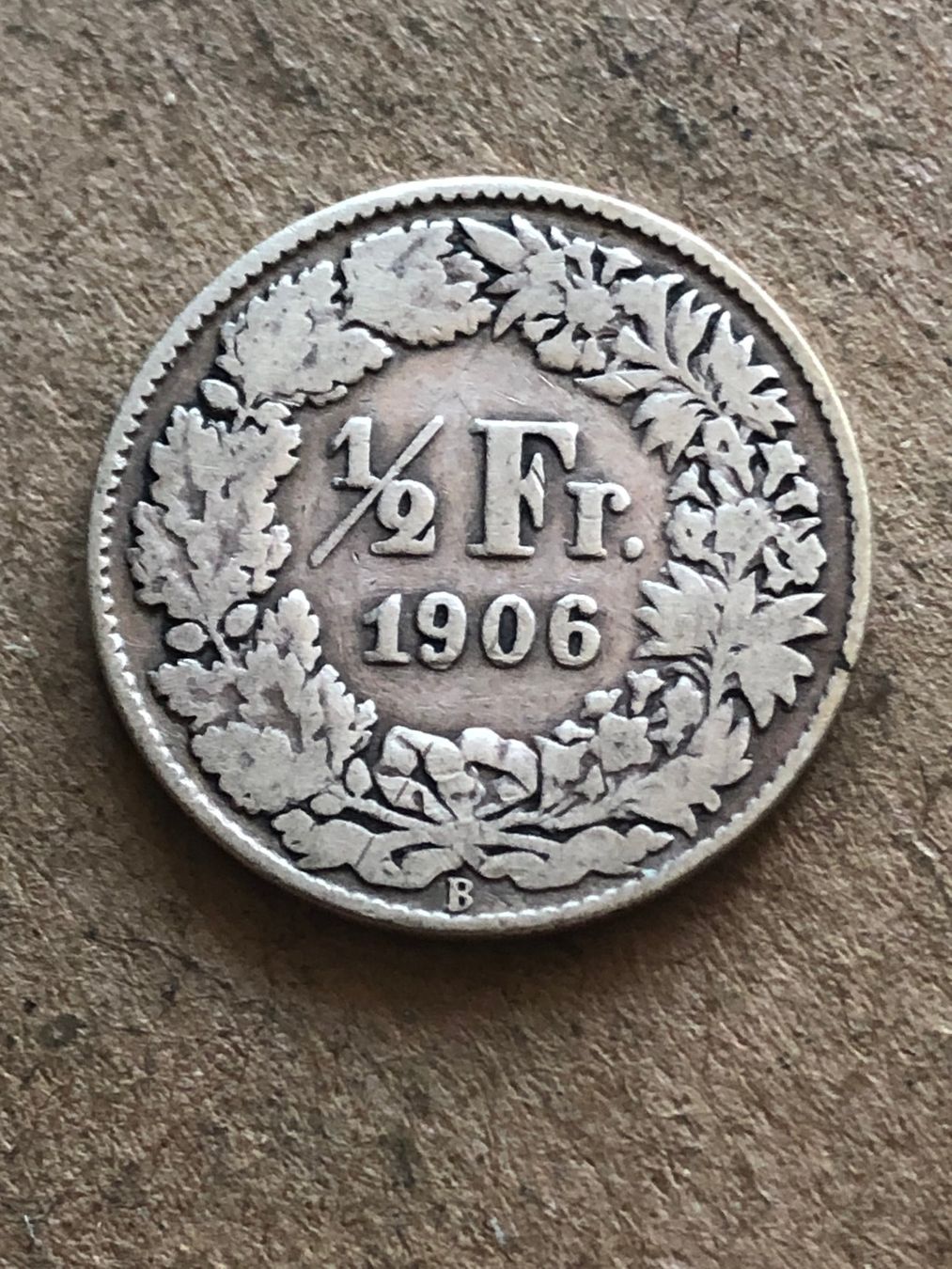 Alle Münzen: 50 Rp. 1906 – Gebraucht aus Schötz von Odpa