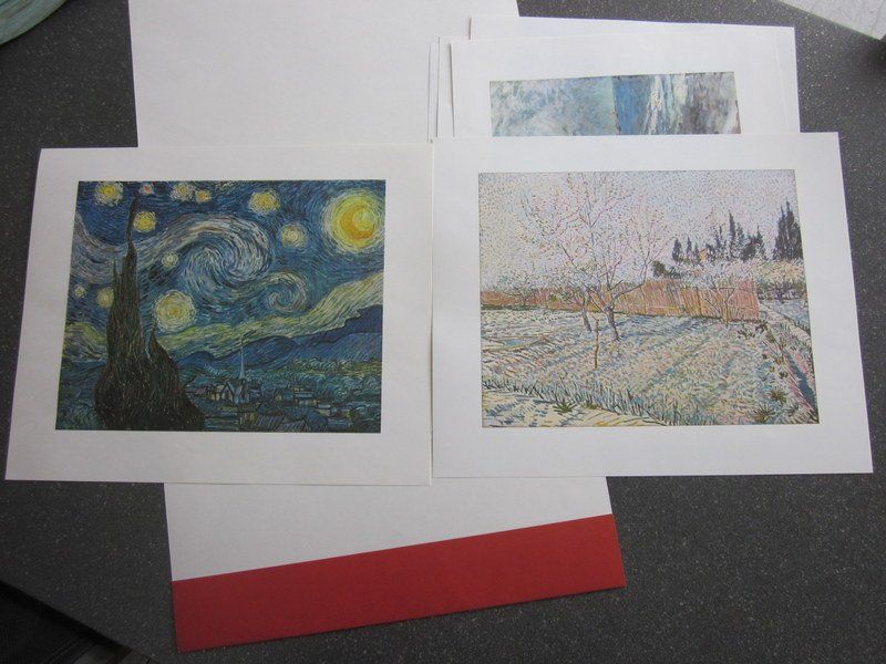 Foto & Immagini: Kunstmappe Van Gogh mit sechs Blättern Kunstdrucke von 1960 – Usato da Bischofszell venduto da Pfau0 3
