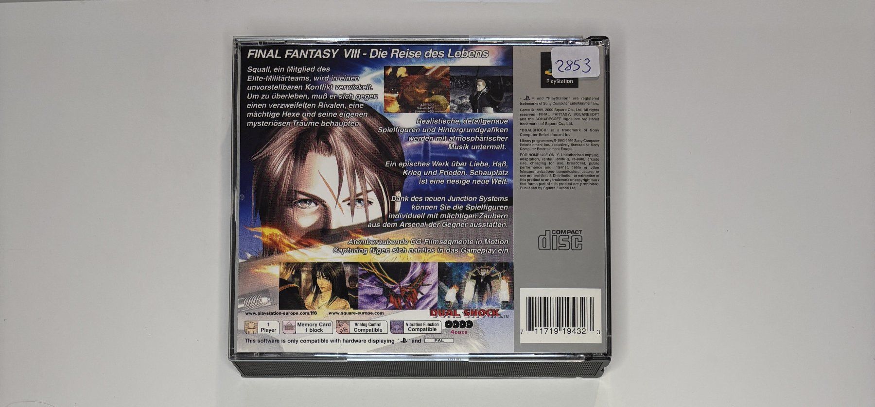 Giochi: PS1 - Final Fantasy VIII – Usato da Allschwil venduto da Bullach 3