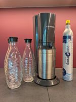SodaStream Crystal 2.0 + 3 Glasflaschen + 2 CO2 Zylinder ...