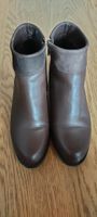 Braune Leder Damenstiefeletten Gr. 36 Herbst/Winter.