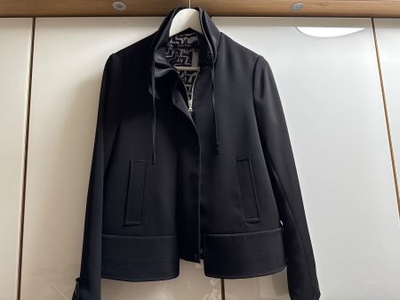 Schwarze Übergangsjacke von Marc Aurel, Grösse 38 top!