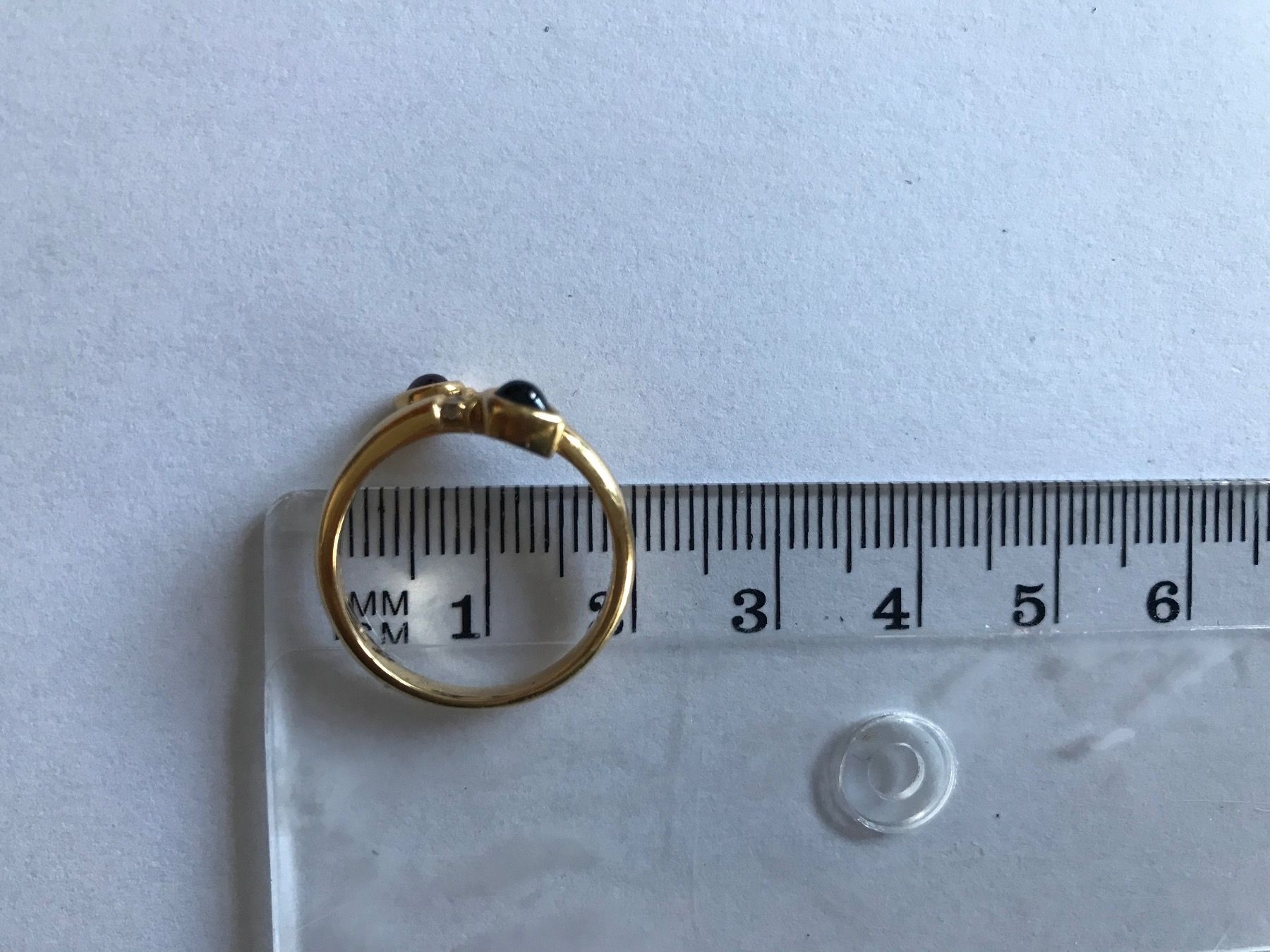 Anelli: Goldring mit Edelsteine und Brillant – Usato da glattbrugg venduto da tto_9tyc 5