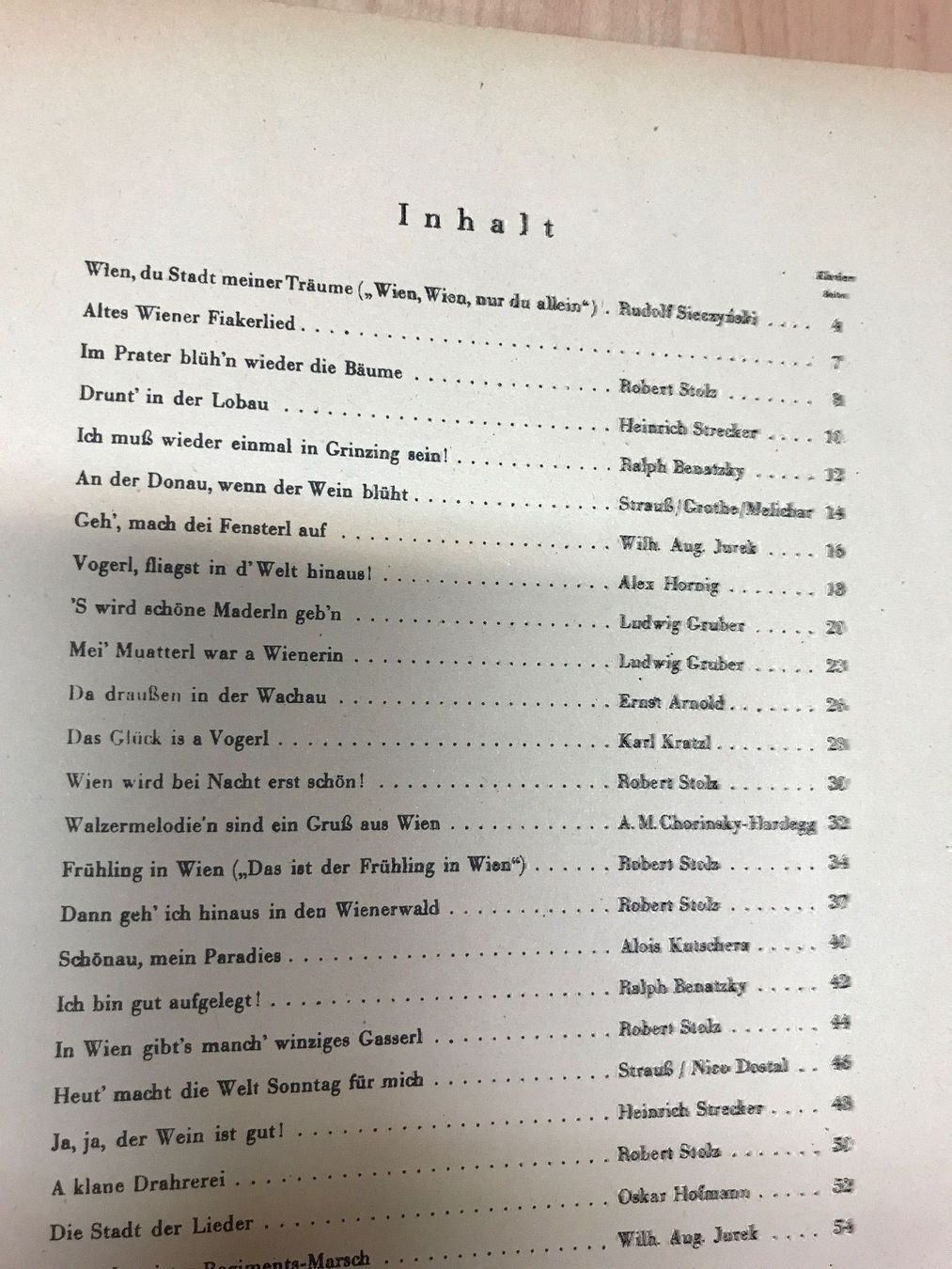 Libri: Klaviernoten Winerlieder – Usato da Oberweningen venduto da Jogi2 4