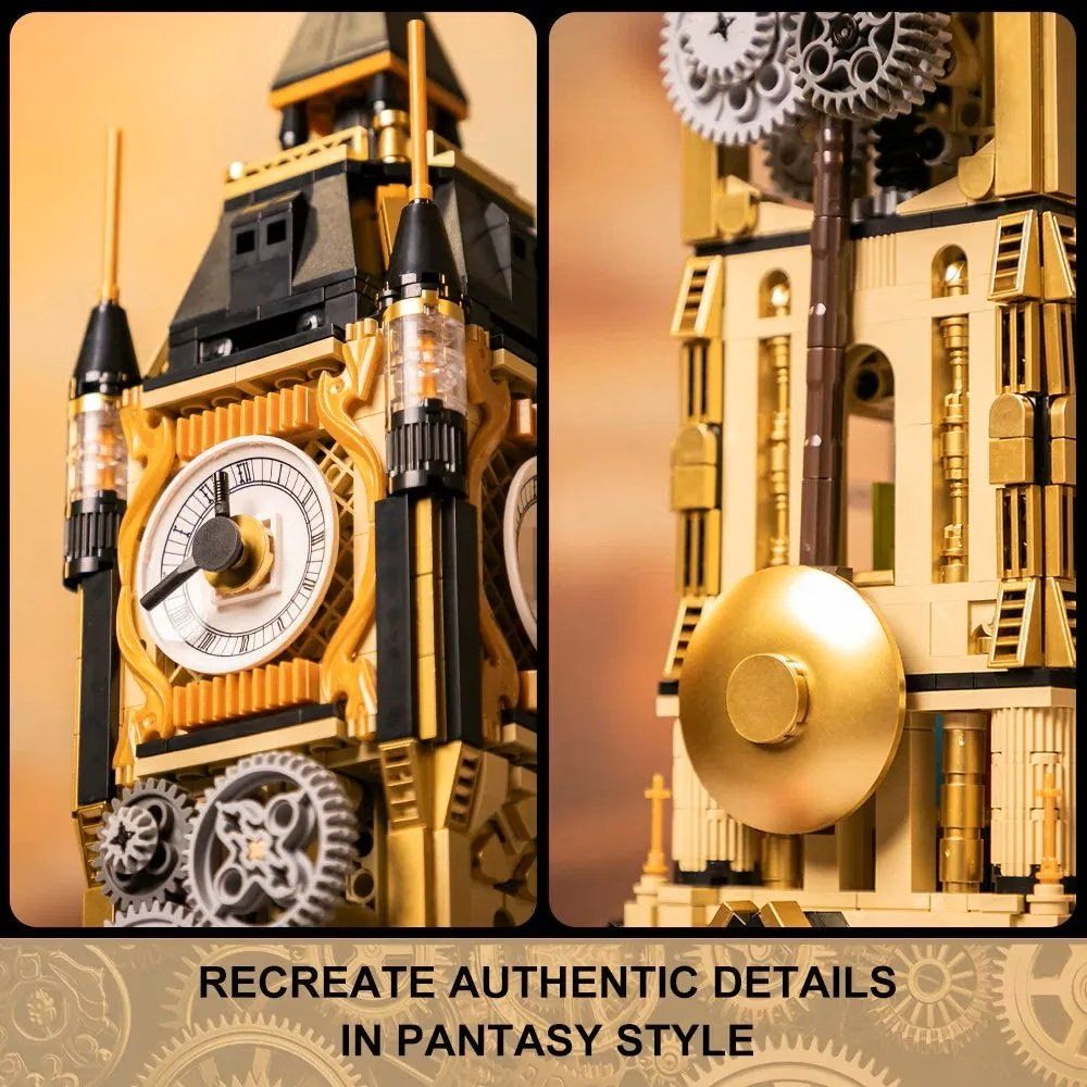 Lego Kit di costruzioni: Original-Steampunk Series Steampunk Clock Tower Park 58 cm – Nuovo e nell'imballaggio originale da St-Imier venduto da ATTAKSHOP 8