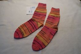 Handgestrickte Wollsocken Gr. 42  (333)