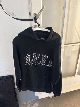 Wrstbhvr Hoodie in Black, oversized fit