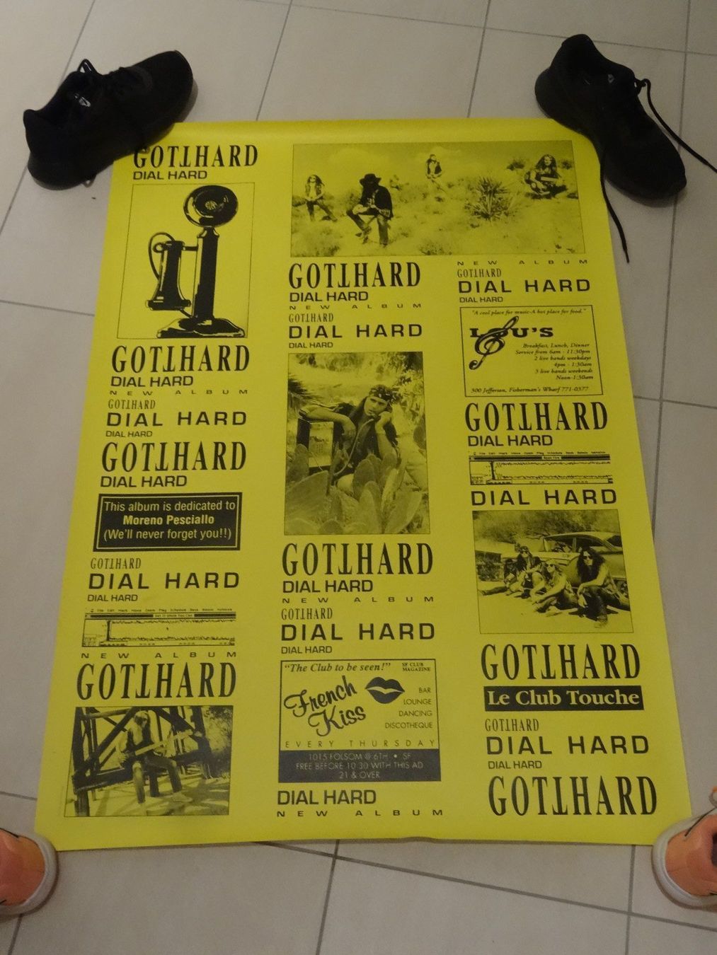 Foto & Immagini: Poster Gotthard Dial Hard - rare – Usato da PRILLY venduto da hurricane2000