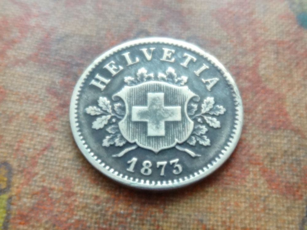 Tutti le monete: 10 Rp. 1873  (B) – Usato da Romanel-sur-Lausanne venduto da Swift13