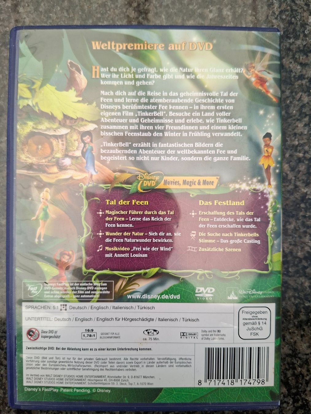 Tous les DVDs: DVD - Walt Disney; TinkerBell – D'occasion à Boniswil par Totomat-Lady2 1