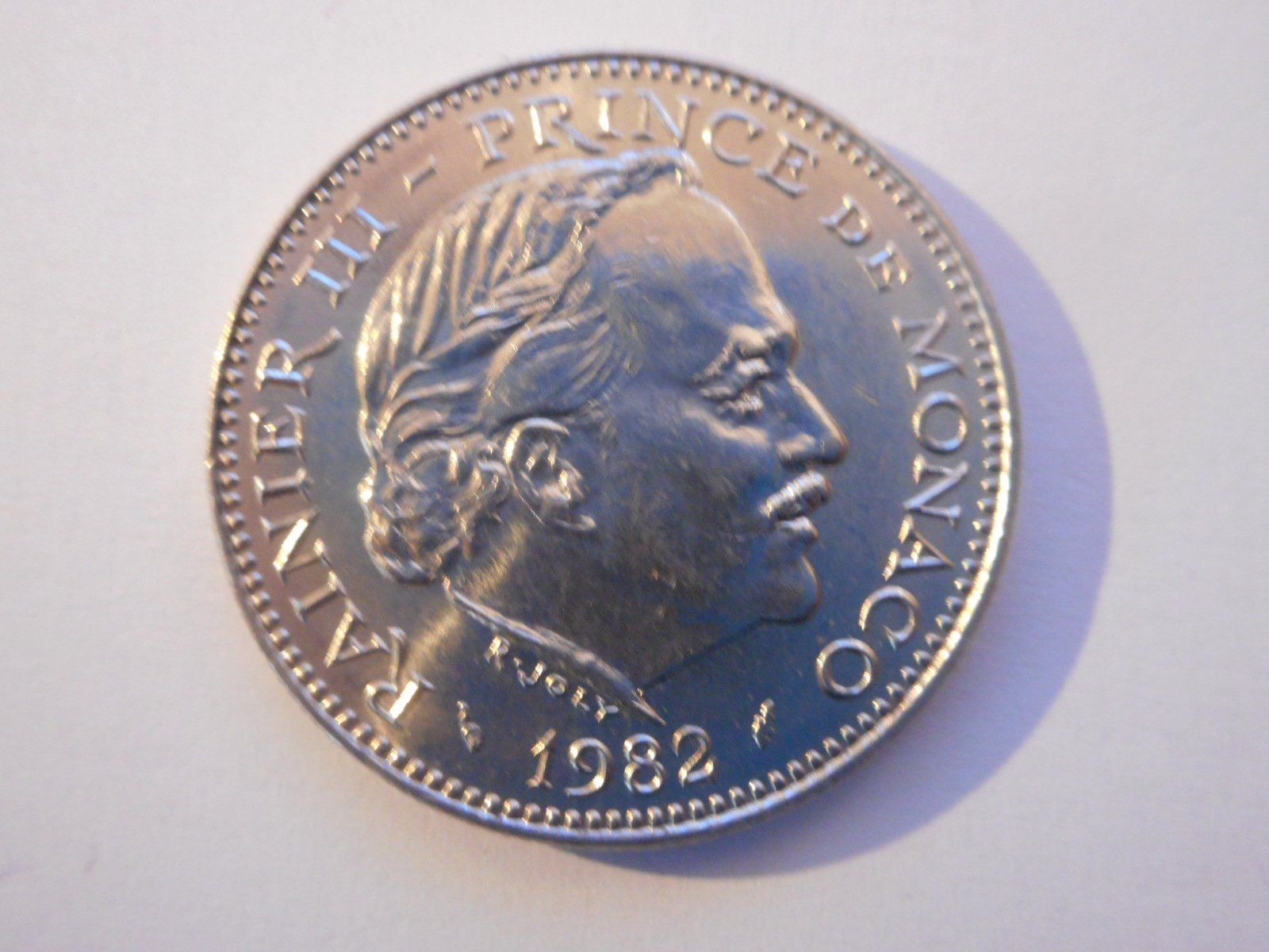 Tutti le monete: 1982    5 Francs Monaco  unz – Nuovo (secondo la descrizione) da Kriegstetten venduto da pizlad2010 2