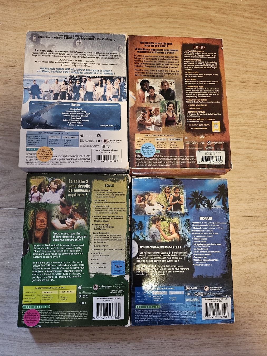 Alle DVDs: Lost - L'intégrale saisons 1 à 4 en DVD – Gebraucht aus La Joux FR von car_ck96 2