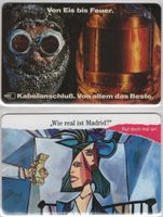 2 ungebrauchte deutsche 50 DM Telefonkarten aus der P Serie