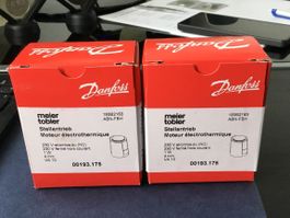 2 Danfoss ABN stellantrieb für Fuss- Bodenheizungen 230 V