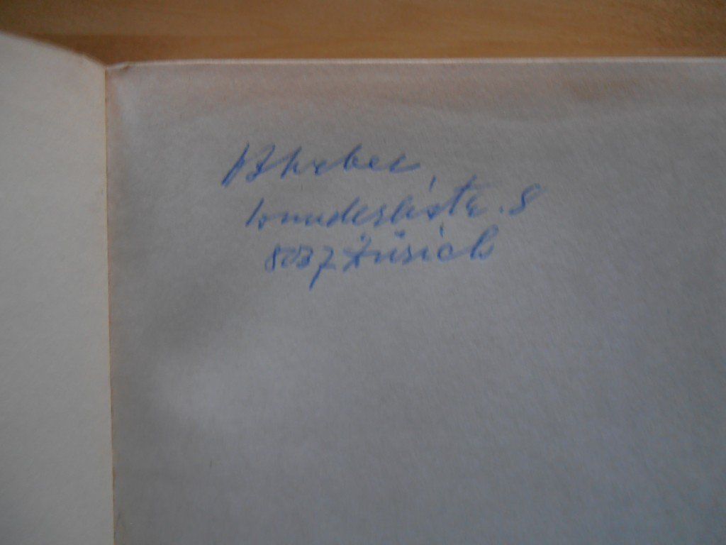 Libri: Ernst Wiecher - Die Flöte des Pan – Usato da Zürich venduto da rudirentier 2